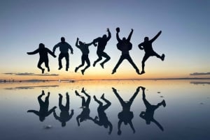 Salar de Uyuni: 1-dagstur med solnedgång