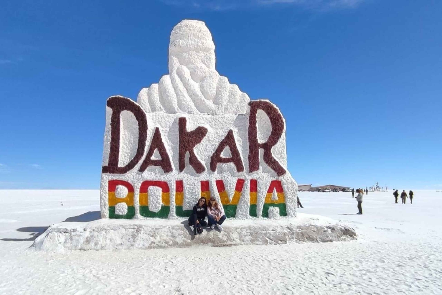 Saltfladen Uyuni fra Uyuni