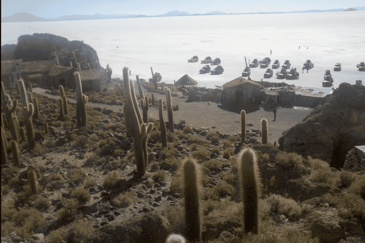 Saltfladen Uyuni fra Uyuni