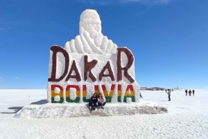 Saltfladen Uyuni fra Uyuni
