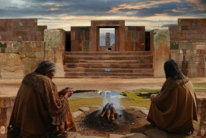 Shared guided tour of the Tiwanaku Ruins