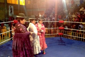 La Paz: Cholitas Worstelen Tickets en Transfer