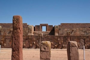 Tiwanaku fra Puno 1 dag - Puerta del Sol og Bolivia