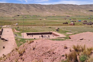 Tiwanaku Ruinen Gemeinsamer Ausflug