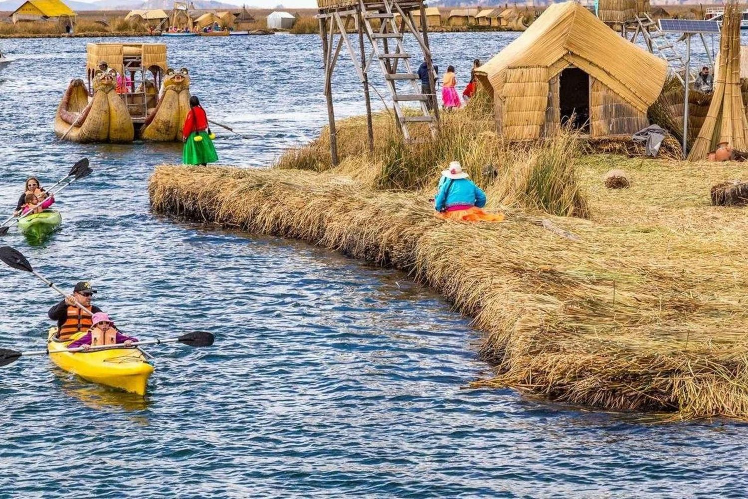 Excursion en bateau privé dans les îles Uros