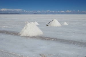 Uyuni: Heldagstur til saltslettene med hotellovernatting