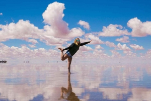 Uyuni:Excursion en jeep d'une journée à l'île d'Incahuasi et aux salines d'Uyuni