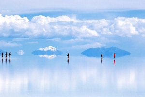 Uyuni:Tagestour mit dem Jeep zur Insel Incahuasi und zu den Salinen von Uyuni