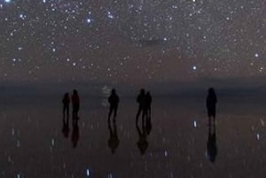 Uyuni: Night of stars + Sunrise on the Salar de Uyuni