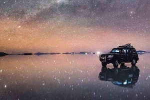 Uyuni: Stjärnornas natt + soluppgång på Salar de Uyuni