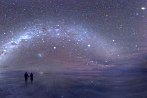 Uyuni: Noche de estrellas + Amanecer en el Salar de Uyuni