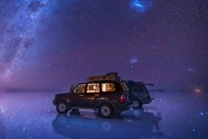 Uyuni: Stjärnnatt + Soluppgång på Salar de Uyuni