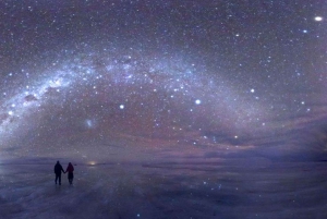 Uyuni: Nacht van sterren + Zonsopgang in de Salar de Uyuni