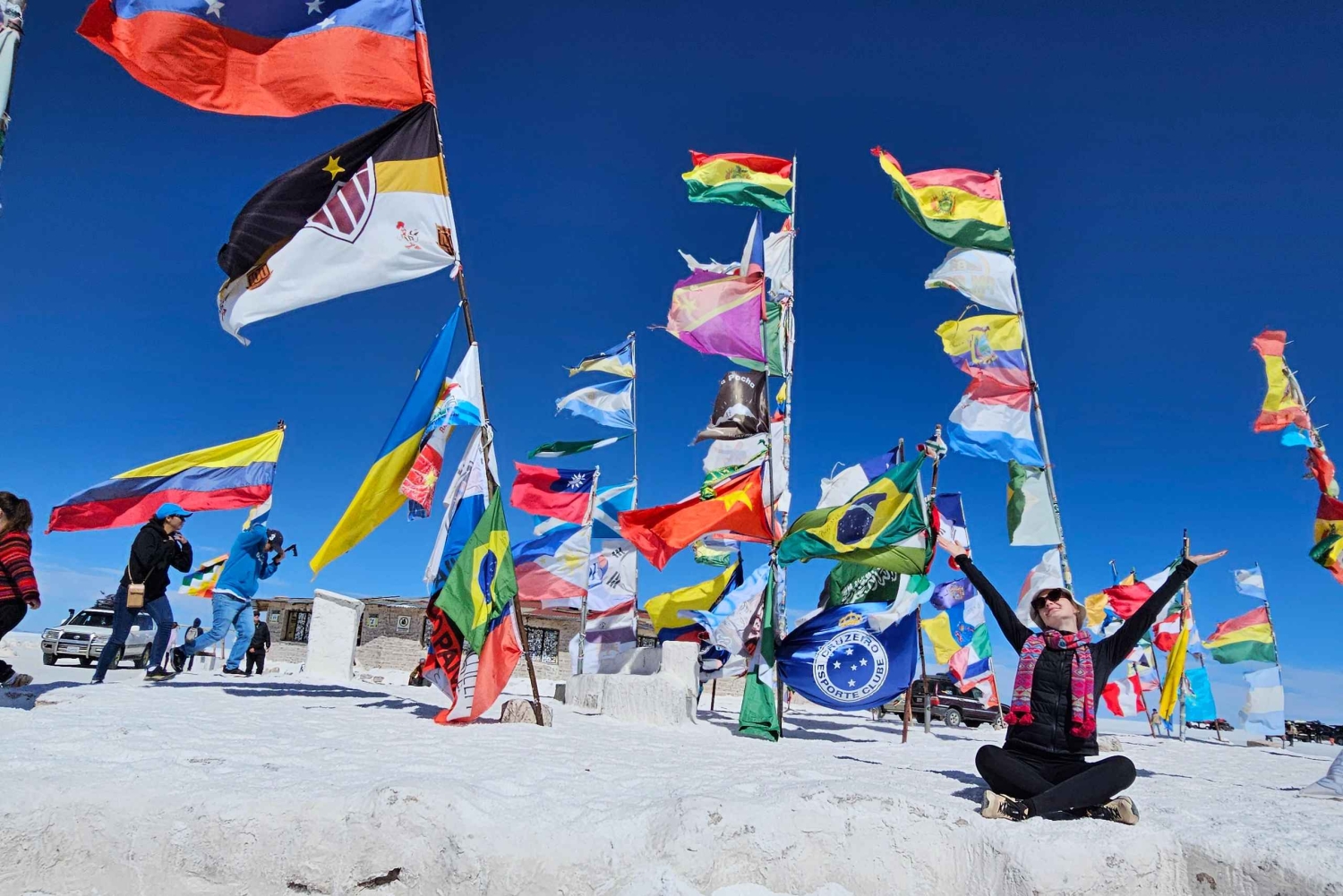 Uyuni: Yksityinen 1 päivän retki - Salt Flats & Isla Incahuasi (suolatasangot ja Incahuasi-saari)