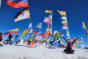 Uyuni: Yksityinen 1 päivän retki - Salt Flats & Isla Incahuasi (suolatasangot ja Incahuasi-saari)