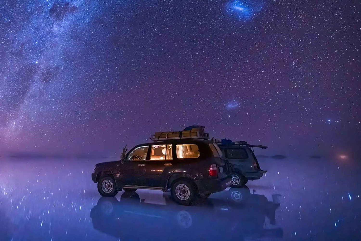 Uyuni Salt Flat at sunset and Starry Night | Private Tour |