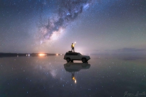 Salines d'Uyuni au coucher du soleil et nuit étoilée | Visite guidée privée |