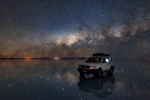 Salar de Uyuni ao pôr do sol e noite estrelada | Tour Privado |