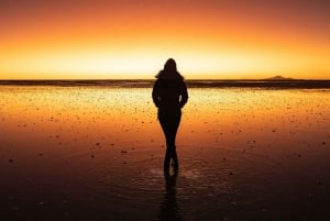 From Uyuni: Uyuni Salt Flats and Sunset Full-Day Tour