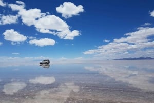 Salines d'Uyuni. Journée complète classique. Chauffeur/guide espagnol