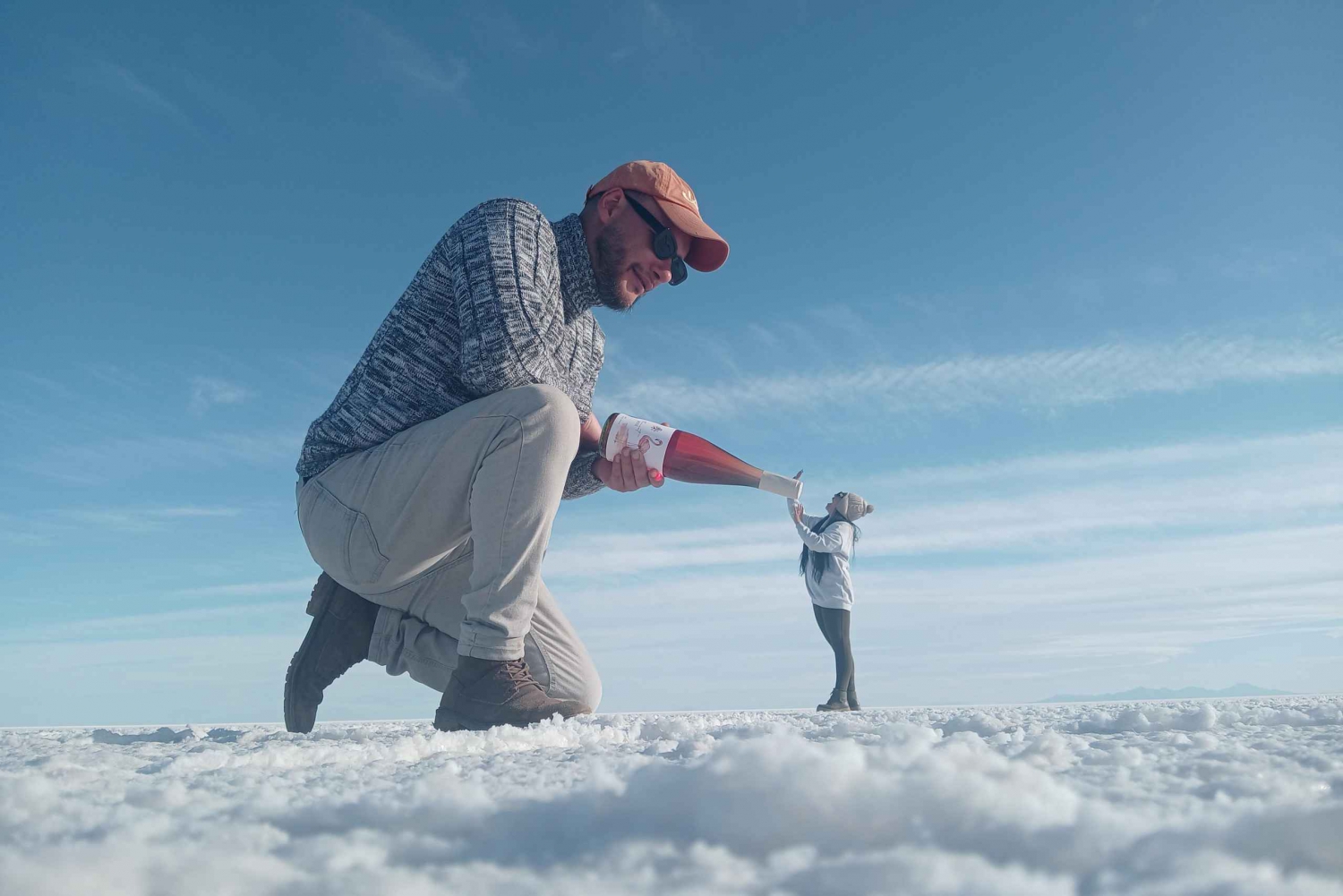 Uyuni: Tour de medio día al Salar con puesta de sol