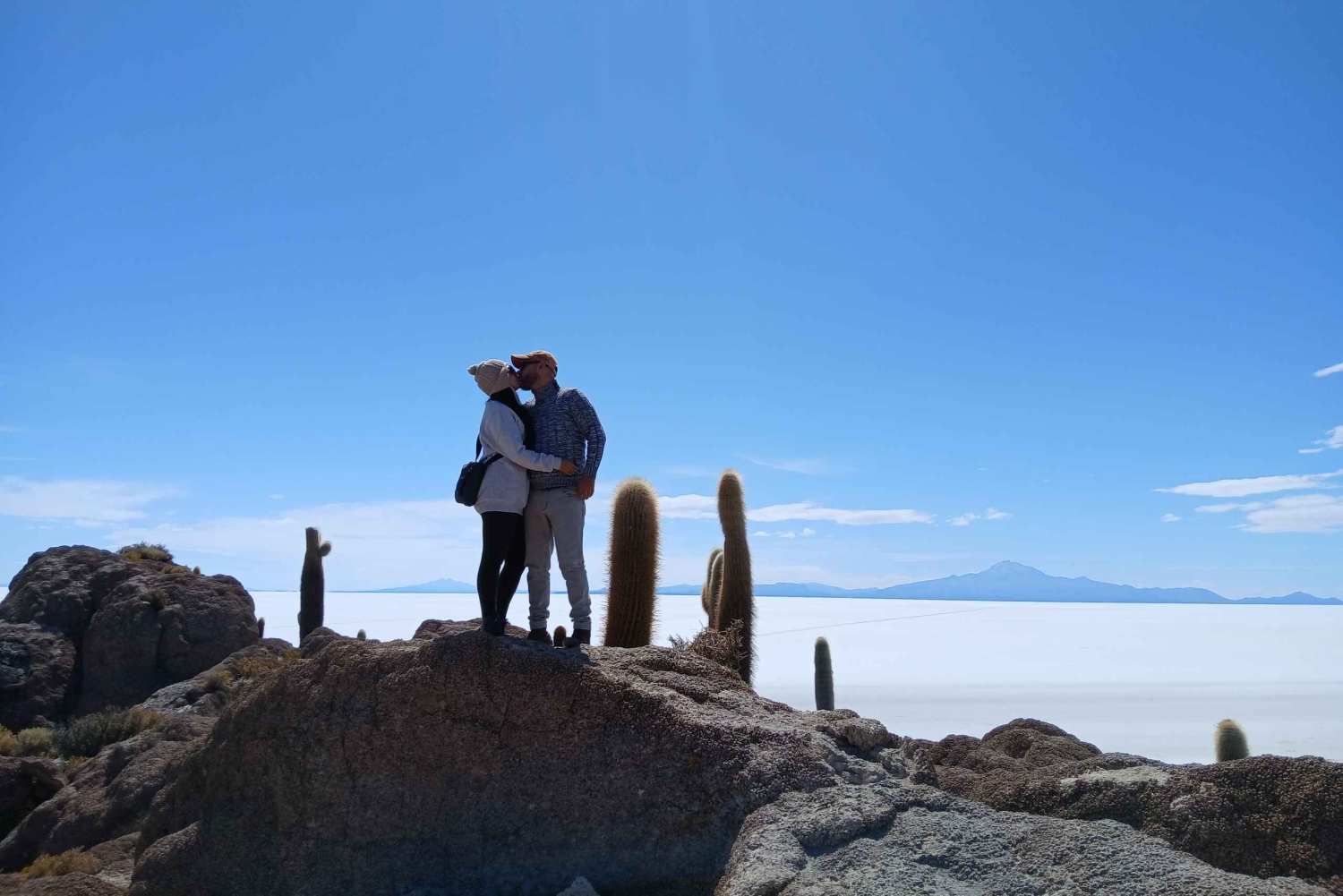 Uyuni: Zoutvlakten Halve Daagse Tour met Zonsondergang