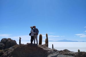 Uyuni: Excursão de meio dia aos Salares com pôr do sol