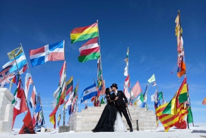 Uyuni: Excursão de meio dia aos Salares com pôr do sol