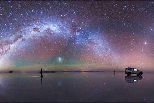 Uyuni Salt Flats: Sunset + Night Stars