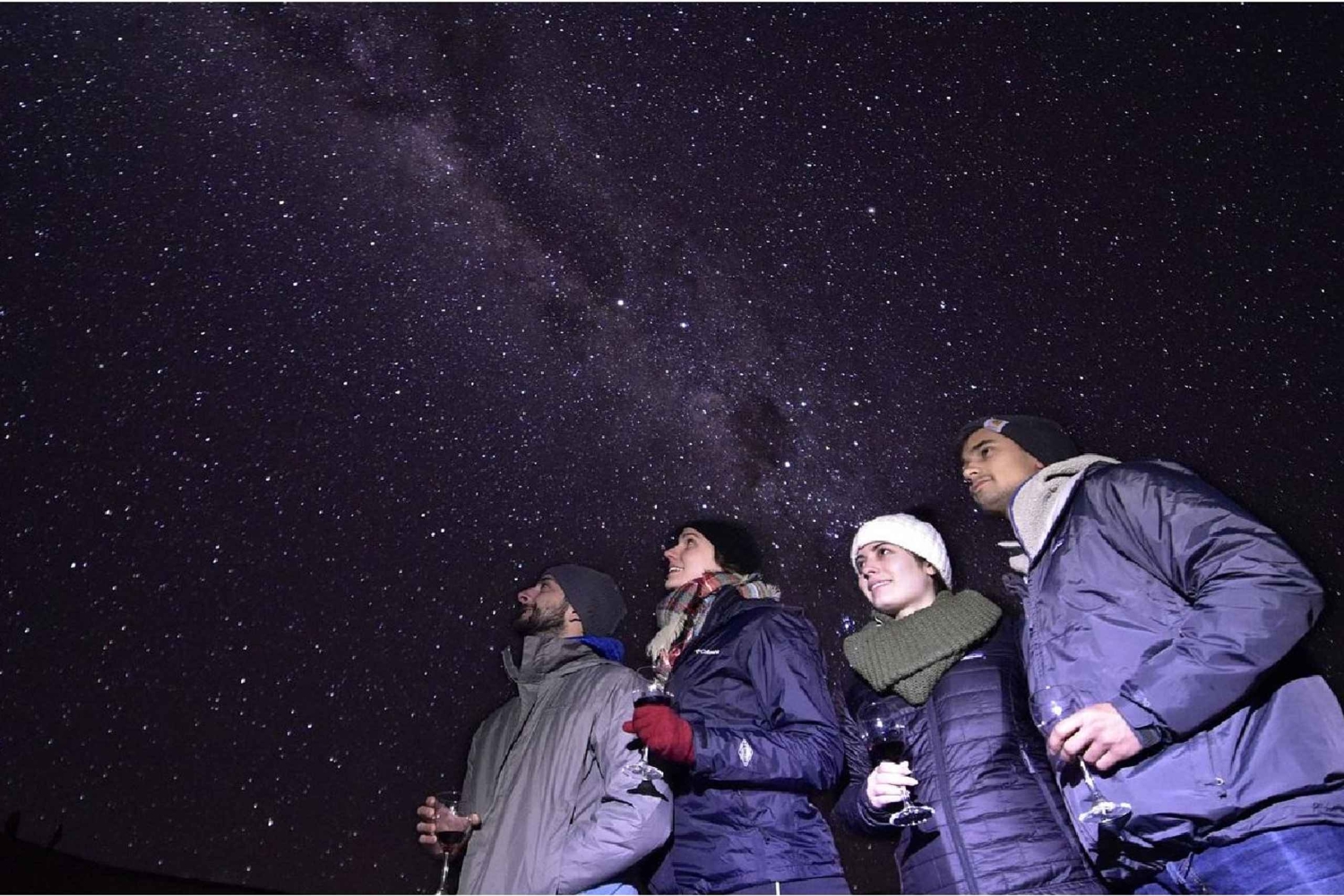 Uyuni: Stjärnskådningstur med teleskop + solnedgång