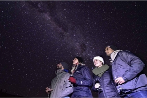 Uyuni: Stjärnskådningstur med teleskop + solnedgång