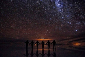 Uyuni: Sunset and Starry Night on the Uyuni Salt Flat