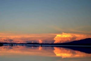 Uyuni: zachód słońca + noc gwiazd na solnisku w Uyuni