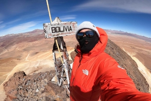 Zapaleri, un volcán con tres bordes