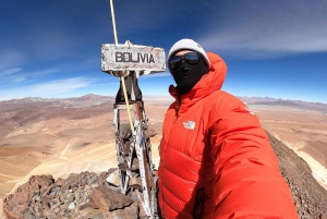 Zapaleri, un volcán con tres bordes