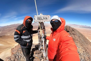 Zapaleri, un volcán con tres bordes