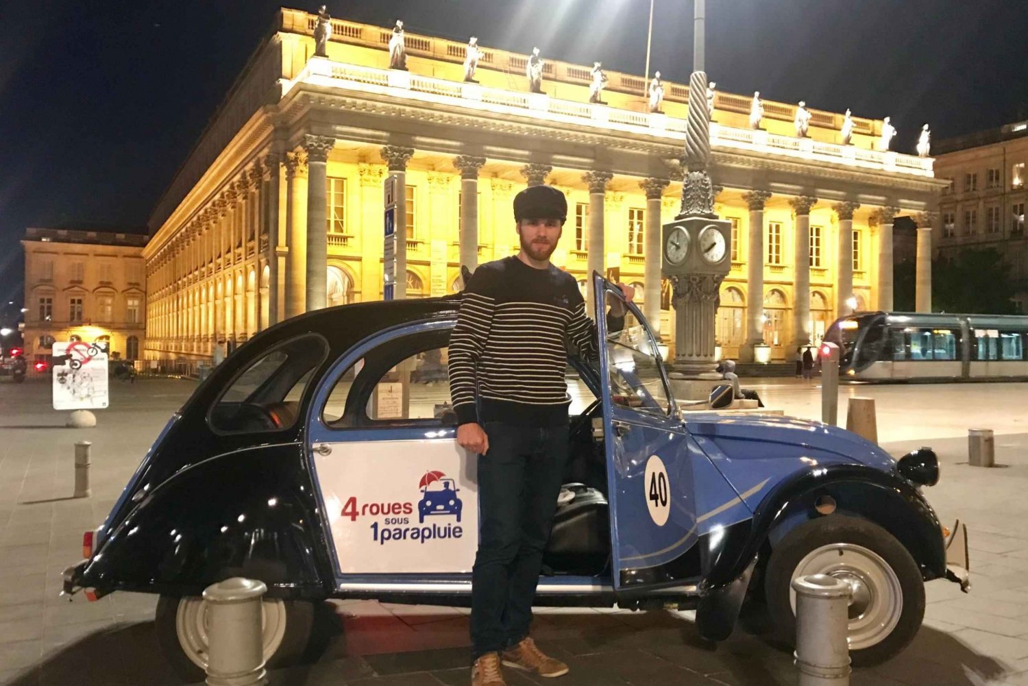 Bordeaux by Night: Private Tour in a Citroën 2CV