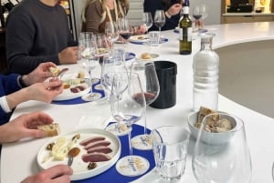 Bordeaux-vinprovning med mad og vin