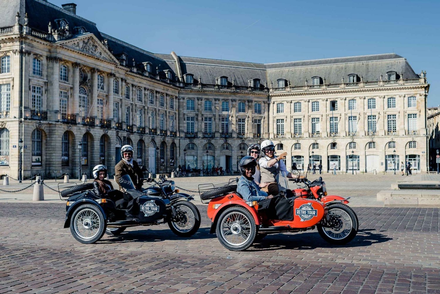 Bordeaux: sightseeing met een zijspanwagen