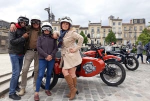 Bordeaux : Visites guidées en side car