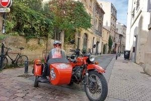 Bordeaux: Sightseeing med sidevogn