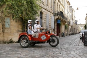 Bordeaux: Sightseeing med sidevogn