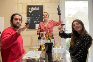 Wina z Bordeaux: lekcja degustacji z 4 winami i paringiem kulinarnym