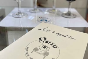 Bordeauxviner: provningsklass med 4 viner och matparing