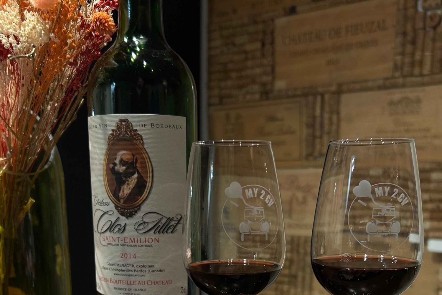 Wino Bordeaux: klasa degustacji 4 czerwonych win w połączeniu z wędlinami
