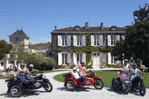 Fra Bordeaux: Vingårds- og slottstur i Médoc i sidevogn