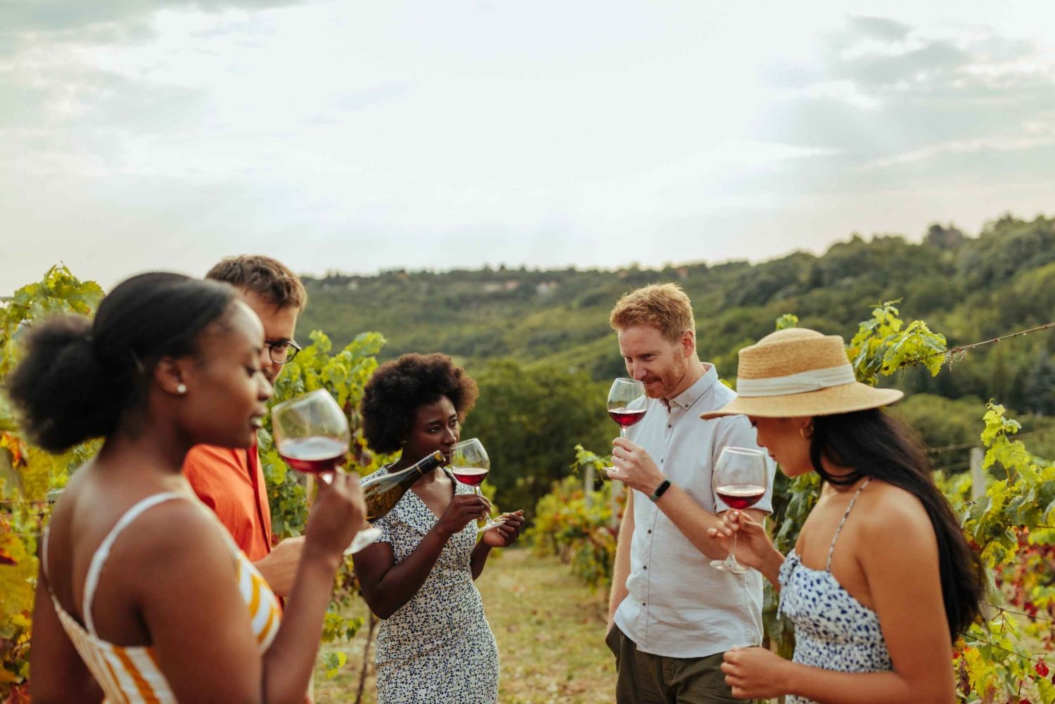 De Tarde de degustação de vinhos em Saint-Emilion