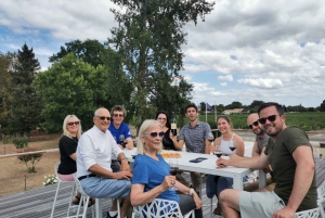 メドック午後のワインツアー、2つのワイナリー、試飲と美味しい料理