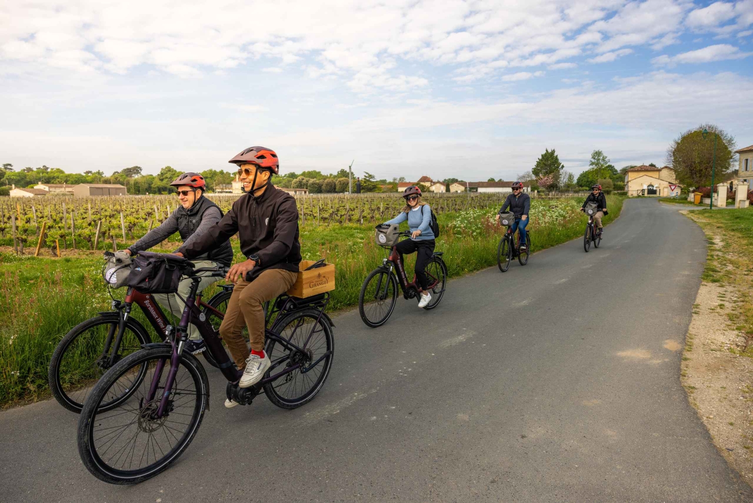 Passeio de bicicleta e vinho em Saint Emilion