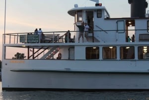 Boston: Yachtkryssning i solnedgången i hamnen